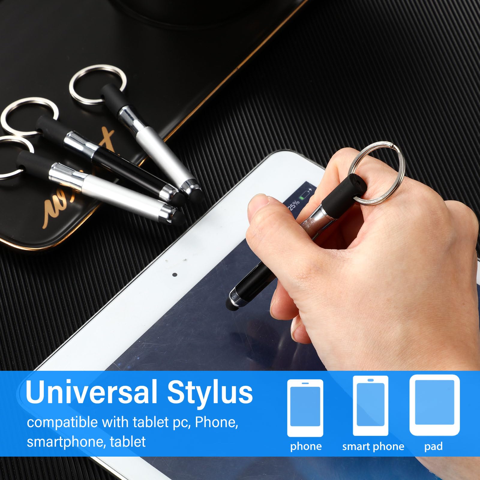 Amazon.com: Outus 4 Pcs Mini Stylus Pen with Keychain for
